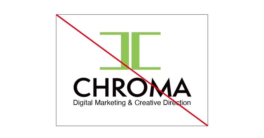 ロゴの基本色以外の配色イメージ