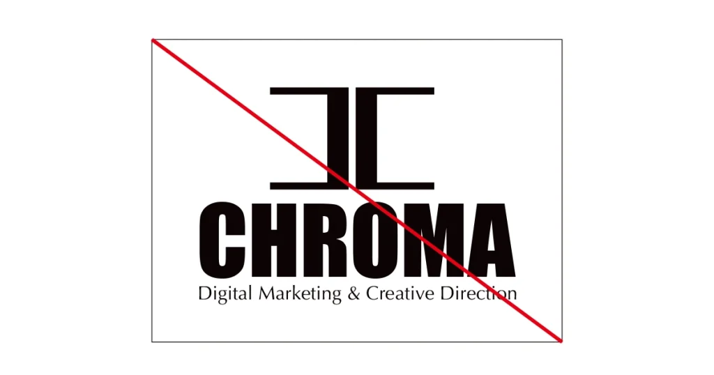 ロゴタイプの書体変更イメージ