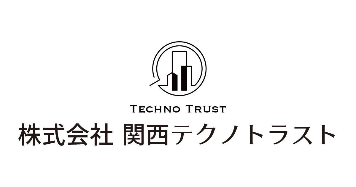 関西テクノトラストの縦組みロゴ2